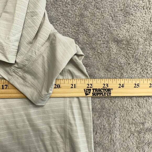 NWOT Soybu Men's M Light Grey Performance Active T-Shirt Striped - Picture 4 of 8